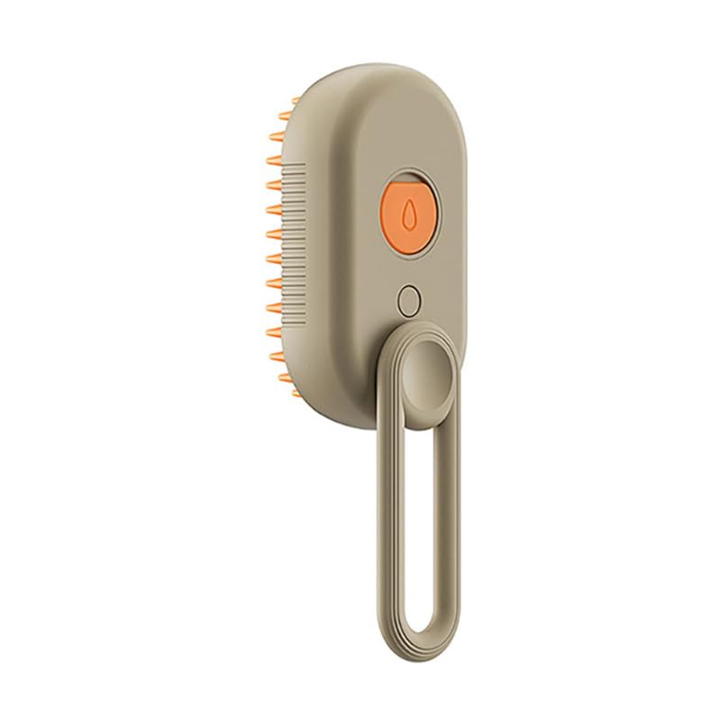 Cat Steam Brush Steamy Dog Brush 3 In 1 Electric Spray Cat Hair Brushes For Massage Pet Grooming Comb Hair Removal Combs Pet Products (White)