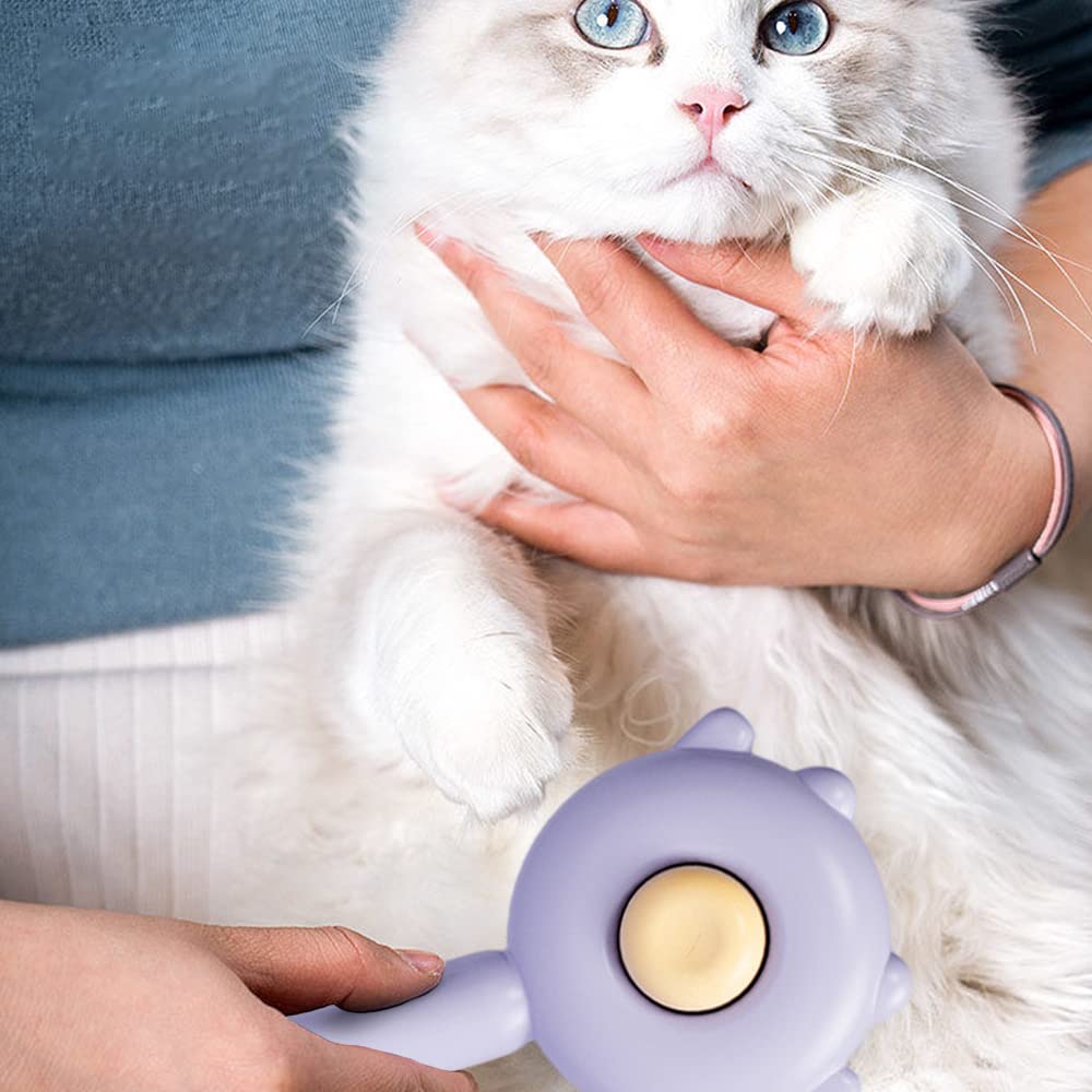 Self-Cleaning Magic Pet Brush for Cats & Dogs Gently Removes Fur and Eliminates Mats in Seconds