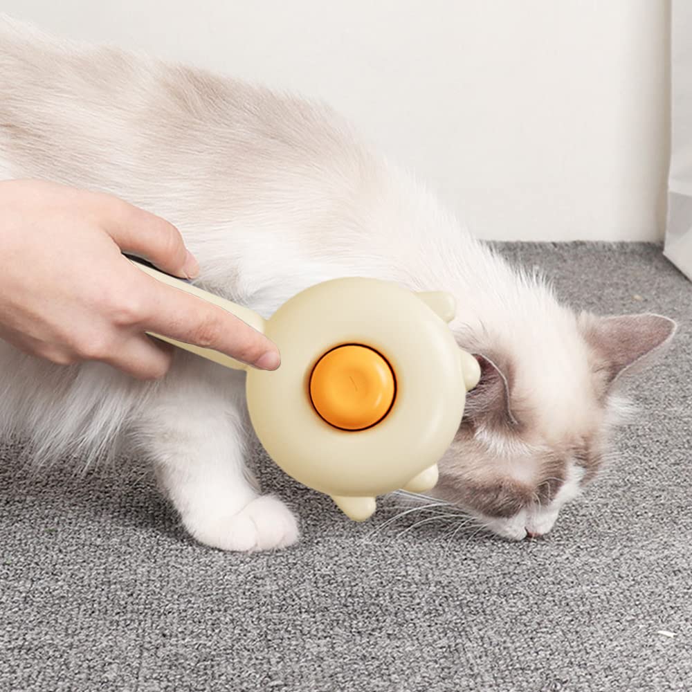 Self-Cleaning Magic Pet Brush for Cats & Dogs Gently Removes Fur and Eliminates Mats in Seconds