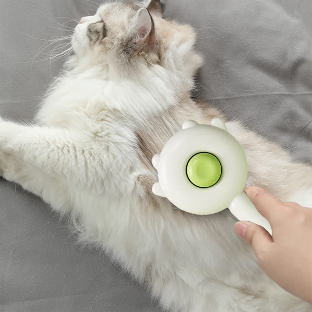 Self-Cleaning Magic Pet Brush for Cats & Dogs Gently Removes Fur and Eliminates Mats in Seconds