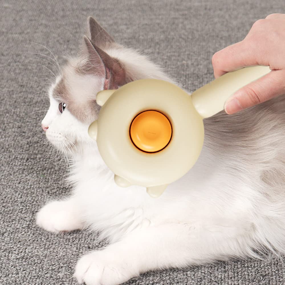 Self-Cleaning Magic Pet Brush for Cats & Dogs Gently Removes Fur and Eliminates Mats in Seconds
