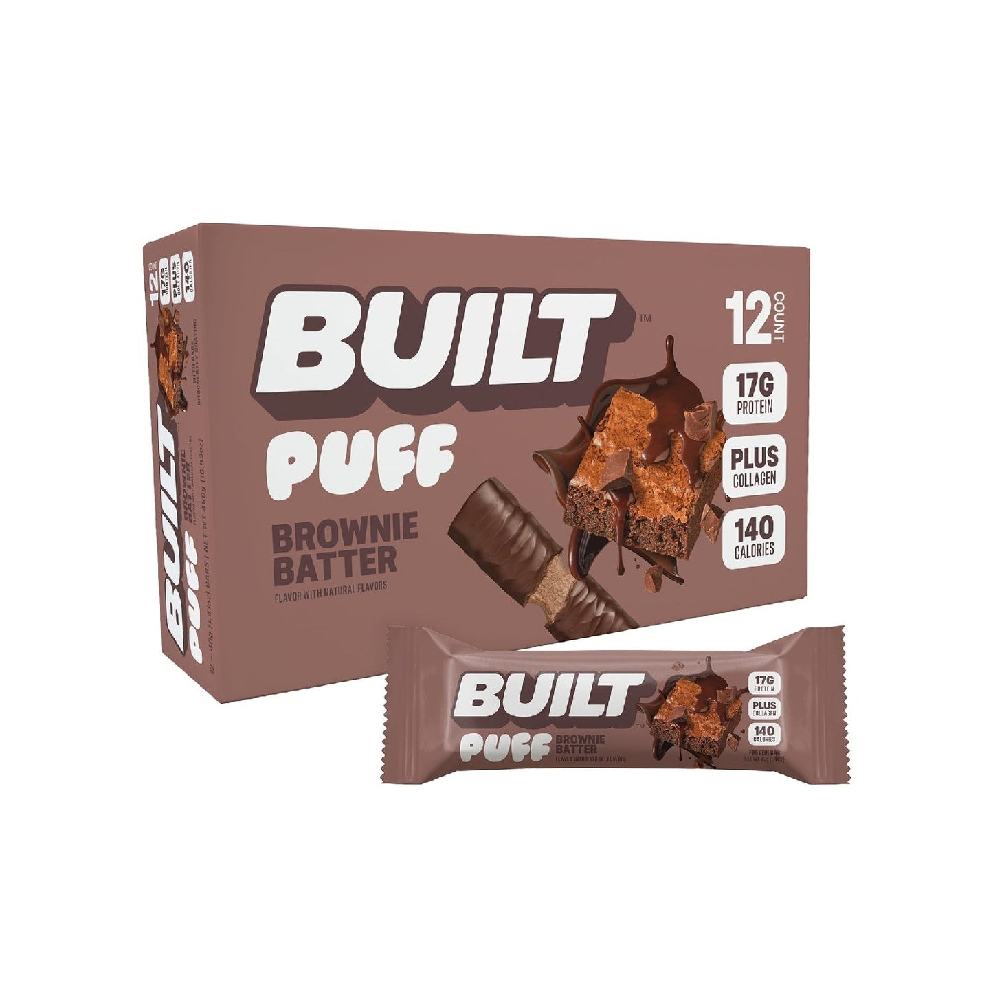 High-Protein Bars (12-Pack) — 17g Protein, Long Shelf Life